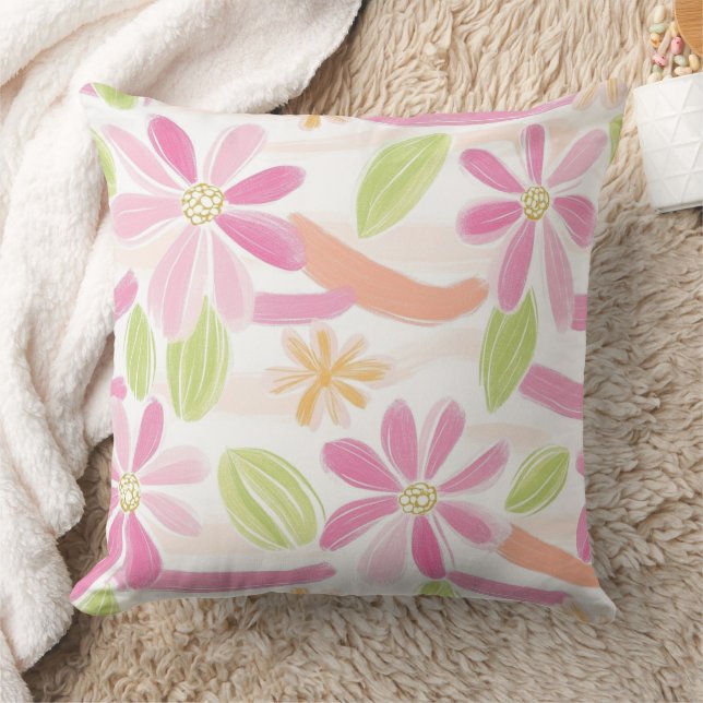 Cojín Decorativo Pastel Floral Retro (2) (Manta)