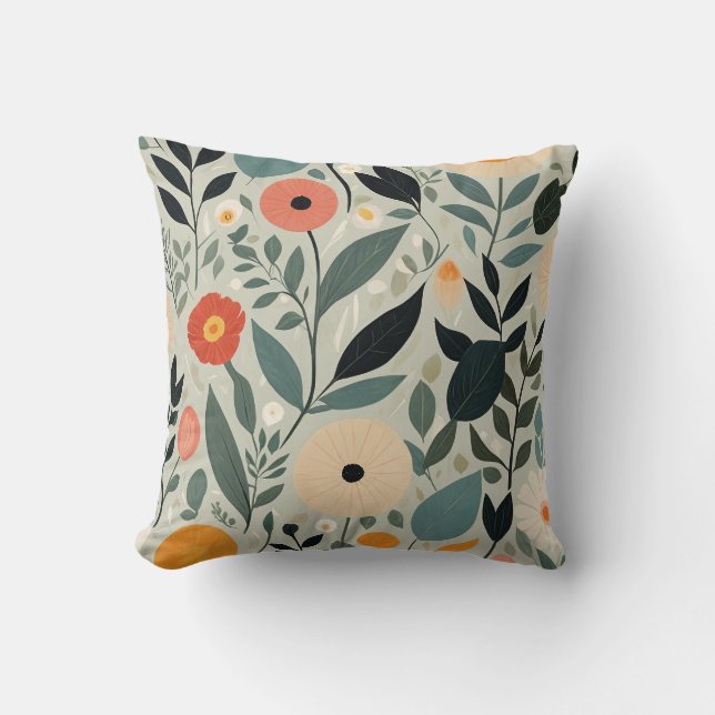 Cojín Decorativo Pastel Floral Reverie (Anverso)
