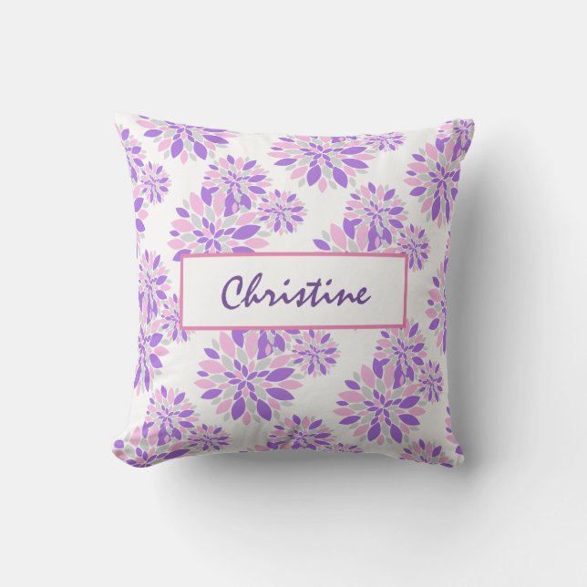 Cojín decorativo Pastel Flower Petal Christine Cus (Anverso)
