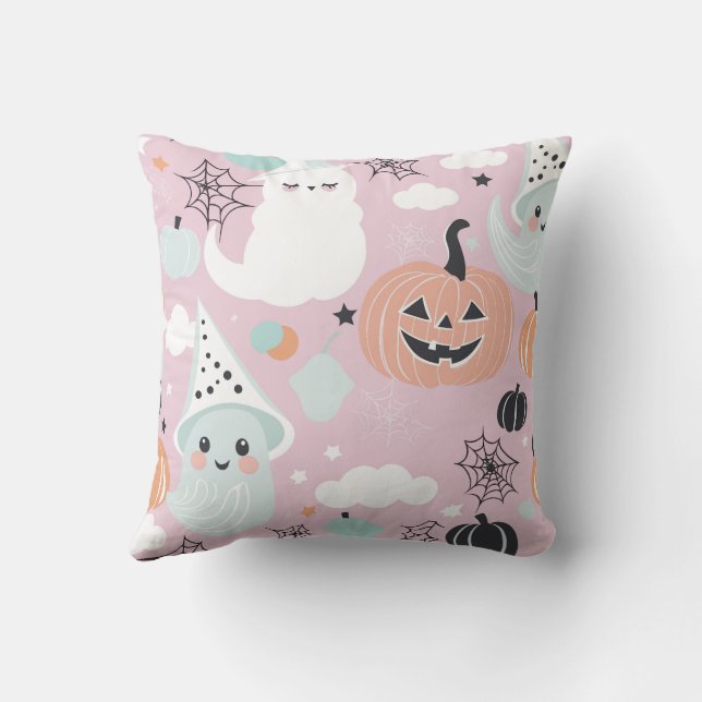 Cojín Decorativo Pastel Halloween Delight (Reverso)