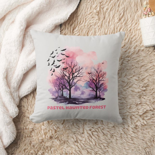 Cojín Decorativo Pastel Haunted Forest (Manta)