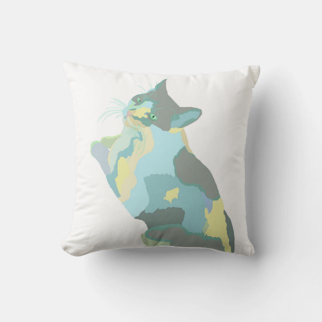 Cojín decorativo Pastel Kitty (Anverso)