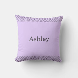 Cojín Decorativo Pastel Lavanda Caniche Personalizado a Juego