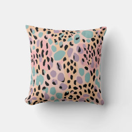 Cojín decorativo Pastel Leopard Print
