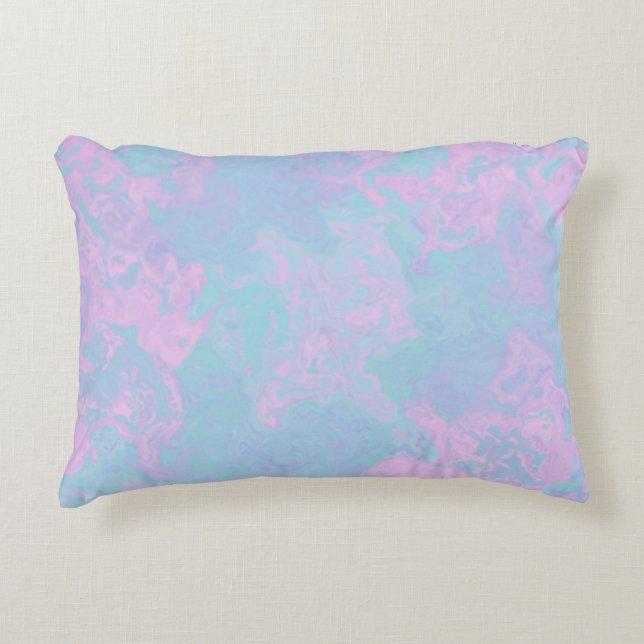 Cojín Decorativo Pastel Marmorizado (Anverso)