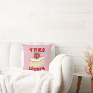 Cojín Decorativo Pastel mexicano de Tres Leches