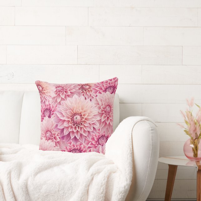 Cojín decorativo Pastel Pink Dahlia (Sofá)