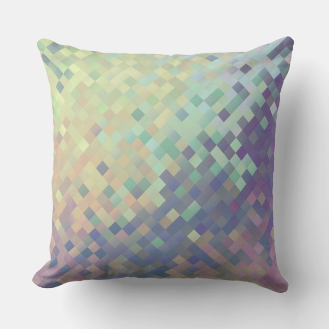 Cojín Decorativo Pastel Pixel (Anverso)