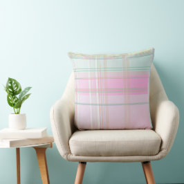 Cojín decorativo Pastel Plaid