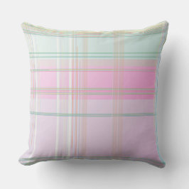 Cojín decorativo Pastel Plaid