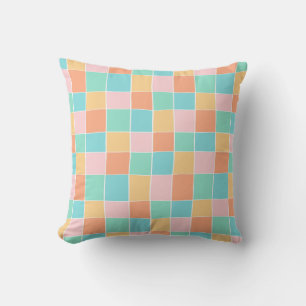 Cojín Decorativo Pastel Plaid