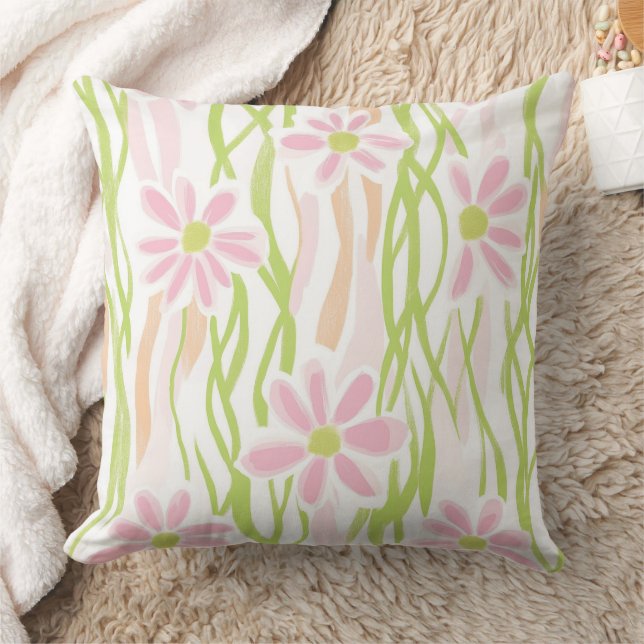 Cojín Decorativo Pastel Retro Floral (9) (Manta)
