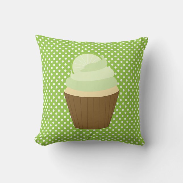 Cojín Decorativo Pastel verde limón (Anverso)