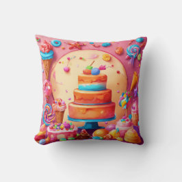 Cojín Decorativo Pastelería y diversión en candelabro