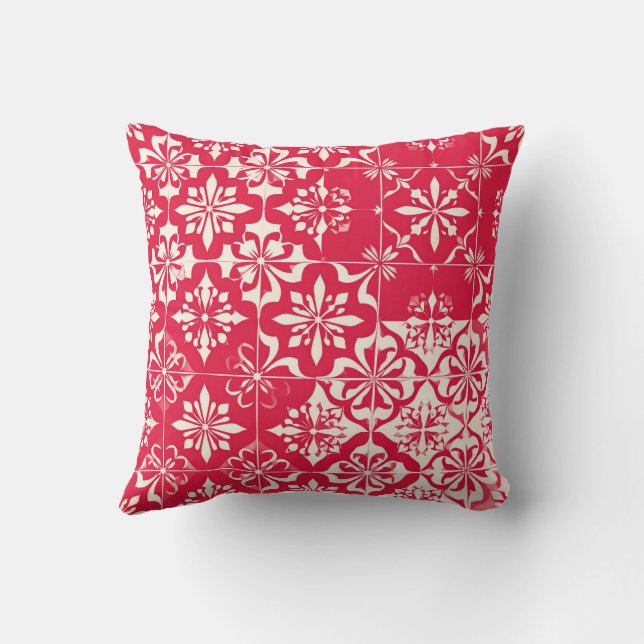 Cojín Decorativo Pastillas Rojo (Reverso)
