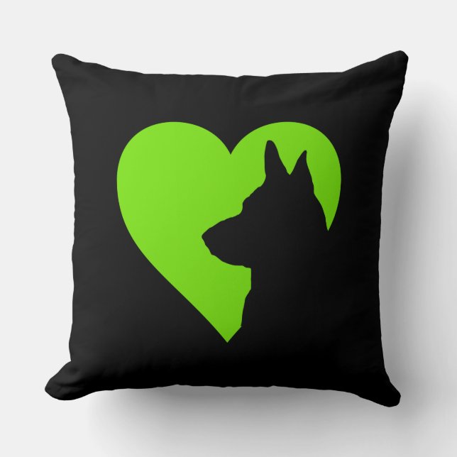 Cojín Decorativo Pastor alemán (Anverso)