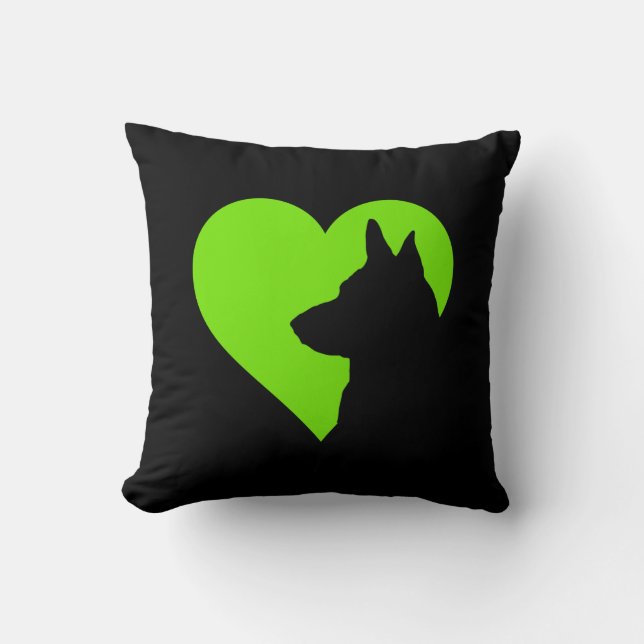 Cojín Decorativo Pastor alemán (Anverso)