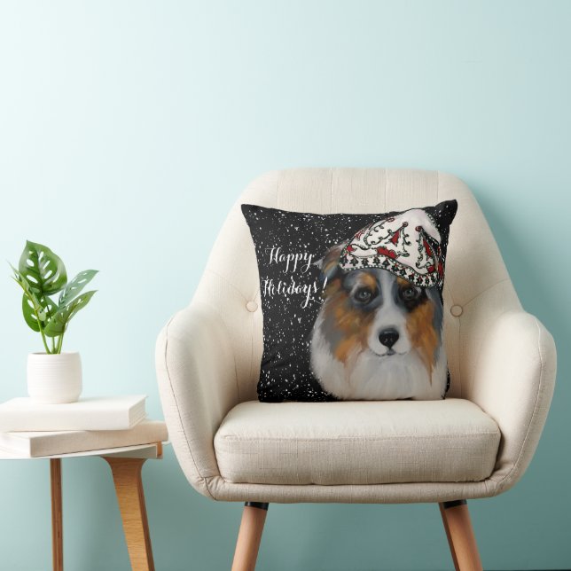 Cojín Decorativo Pastor Australiano (Silla)