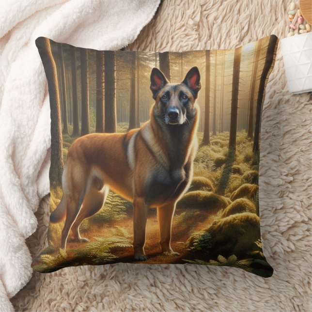 Cojín Decorativo Pastor Belga Malinois (Manta)