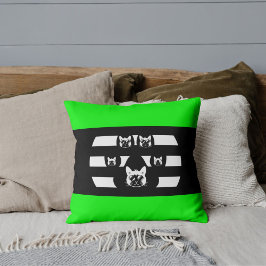 Cojín Decorativo Pata de gato personalizada vintage puesta de sol e