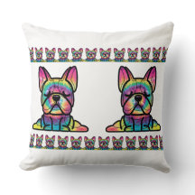 Patas Pacíficas: Yoga Bulldog en Colores Tie Dye