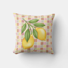Cojín Decorativo Patchwork Lemon