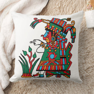 Cojín Decorativo Patecatl – Dios De La Medicina Y Cirugía
