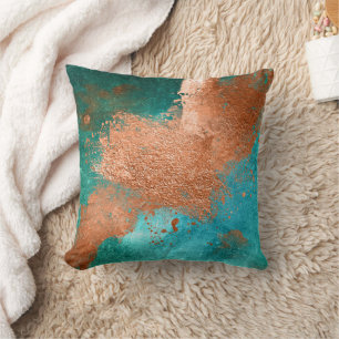 Cojín Decorativo Patina con problemas de cobre