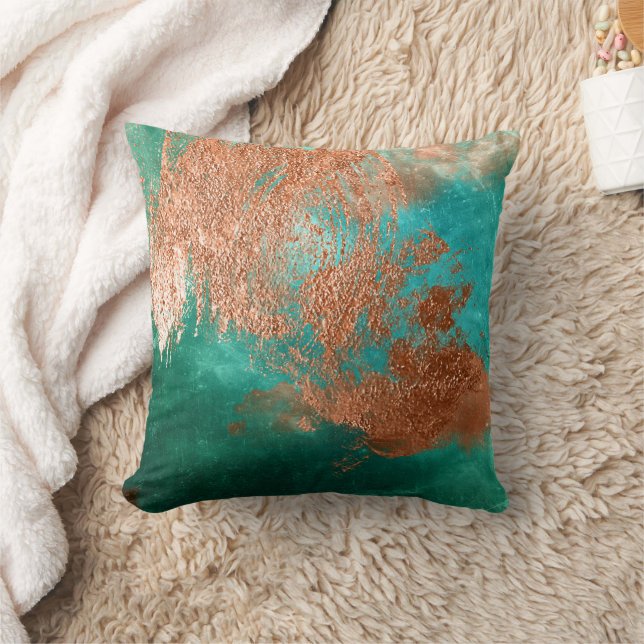 Cojín Decorativo Patina con problemas de cobre (Manta)