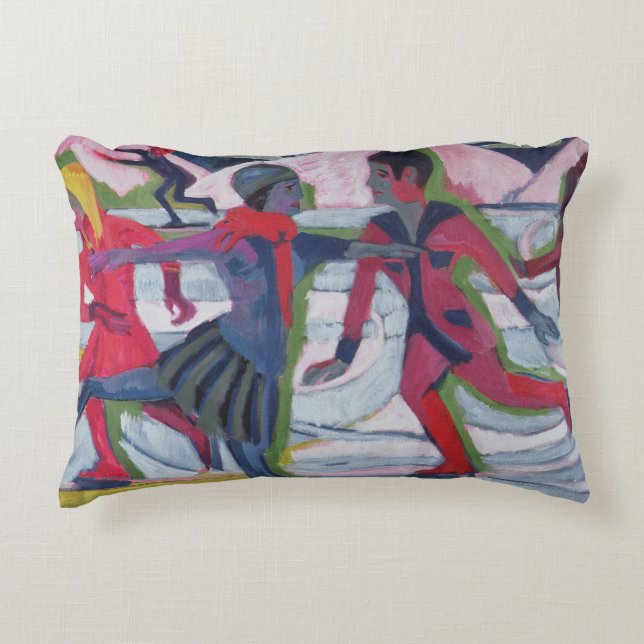 Cojín Decorativo Patinadores de hielo (Anverso)