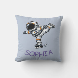 Cojín Decorativo Patinaje Artístico de Astronauta