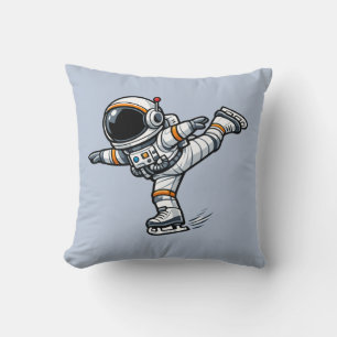 Cojín Decorativo Patinaje Artístico de Astronauta