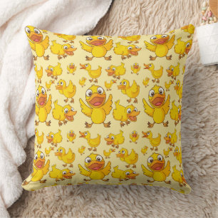 Cojín Decorativo Patitos Amarillos Bebés