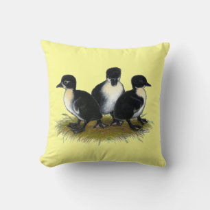 Cojín Decorativo Patitos Suecos Negros