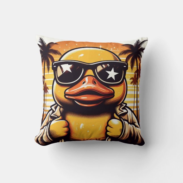 Cojín Decorativo Pato de goma Pato  (Anverso)