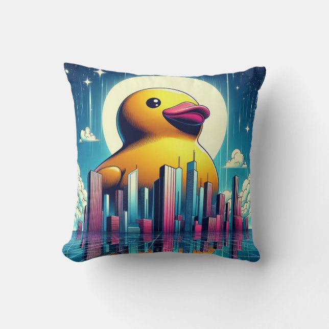 Cojín Decorativo Pato de goma Pato  (Anverso)