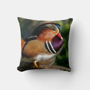 Cojín Decorativo Pato de madera de color rico