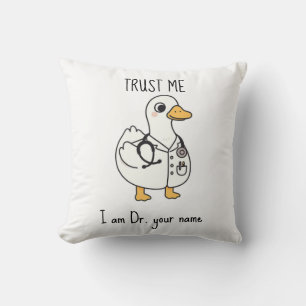 Cojín Decorativo Pato Doctor Personalizado