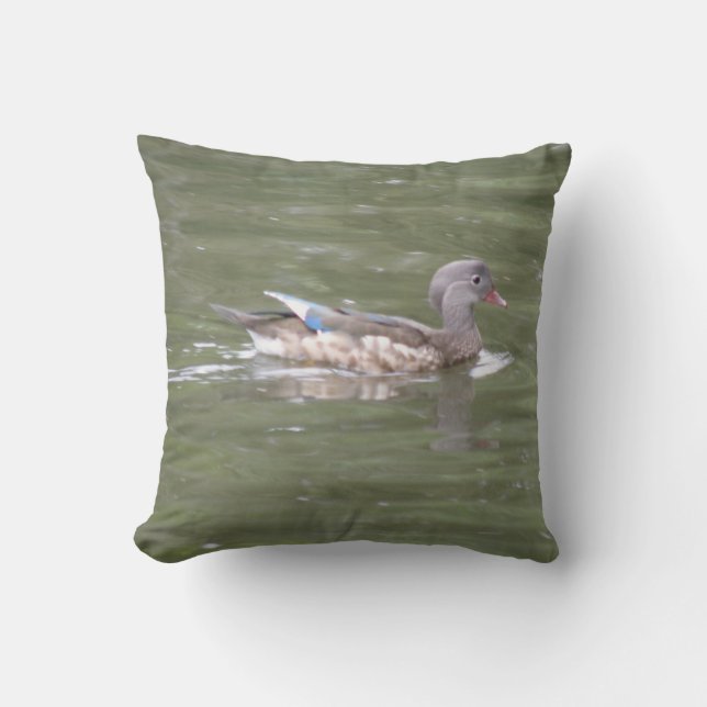 Cojín Decorativo Pato en el lago Pillow (Anverso)