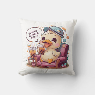 Cojín Decorativo Pato Personalizado adorable: acogedor, Kawaii Vibe
