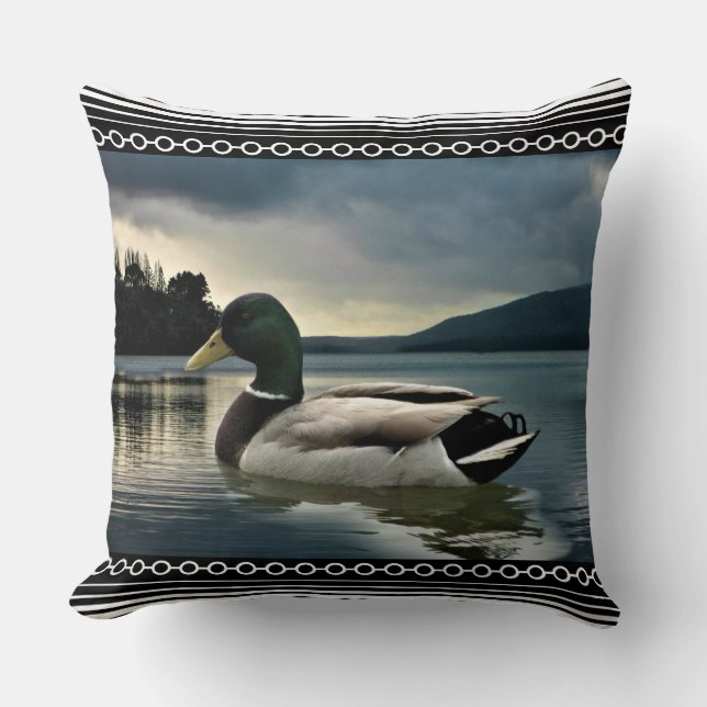 Cojín Decorativo Pato Real (Anverso)