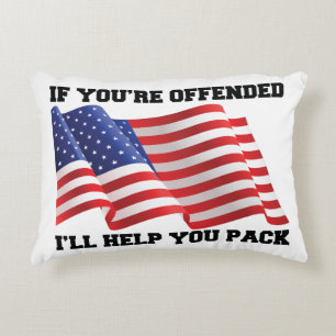 Cojín Decorativo Patriota estadounidense