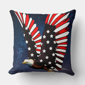 Cojín Decorativo Patriotic Eagle Pillow – Bold American Spirit Unde