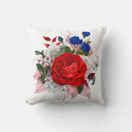 Cojín Decorativo Patriotic Rose Bouquet