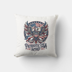 Cojín Decorativo Patriótico Fénix Híbrido Patriota Animal Híbrido P
