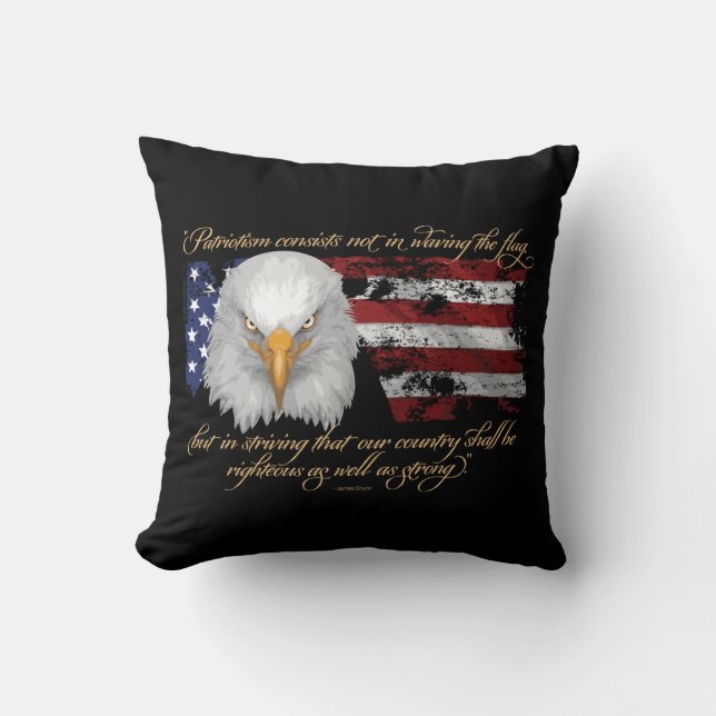 Cojín Decorativo Patriotismo recto (Anverso)
