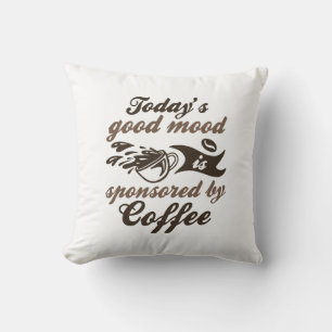 Cojín Decorativo Patrocinado Por El Café