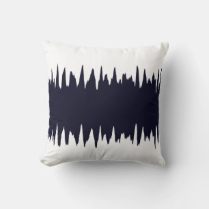 Cojín Decorativo Patrón a rayas de la Marina de Guay Zigzag