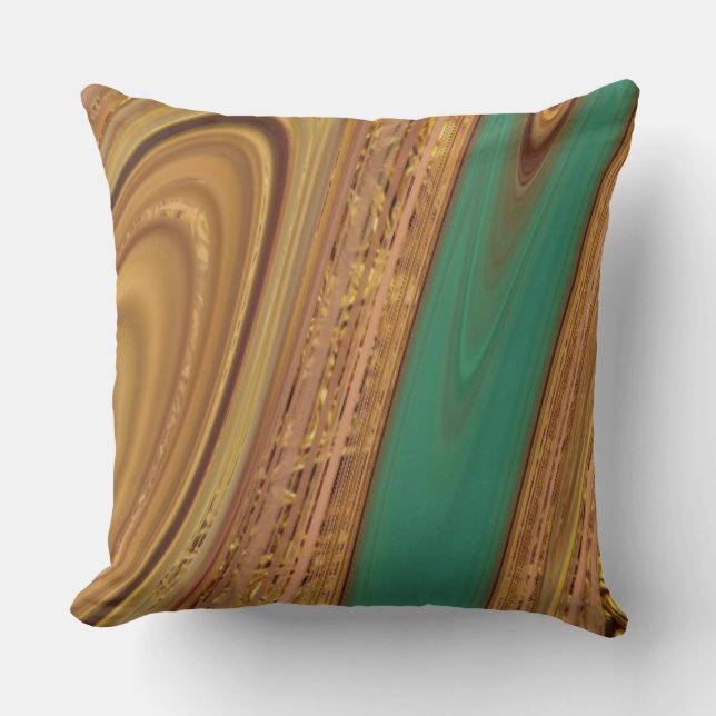 Cojín Decorativo patrón abstracto. (Anverso)