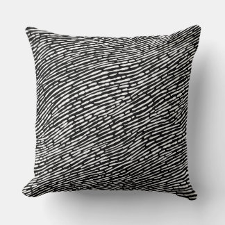 Cojín Decorativo Patrón abstracto 140523 - Blanco sobre negro